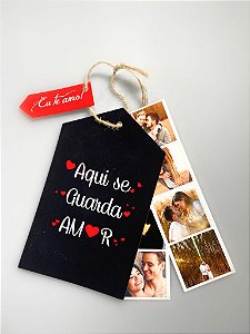 Impressão de fotos em formato tirinhas com Tag
