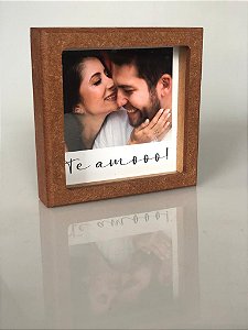 Quadrinho retrô em vidro e mdf personalizado