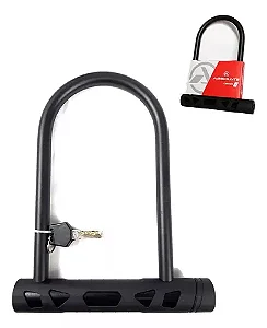 CADEADO U-LOCK, 180X245MM, CHAVE - ABSOLUTE