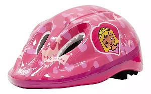 CAPACETE ABSOLUTE KIDS SHAKE ROSA PRINCESA TAM M