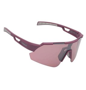 OCULOS CICLISMO EL61 LENTE POLICARBONATO PURPLE UV400 ROXO/CINZA