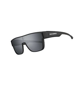 OCULOS CICLISMO ROCKBROS CASUAL LENTE POLICARBONATO PRETO