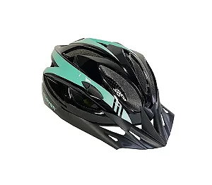 CAPACETE ADULT PRETO/VERDE TAM G ELLEVEN