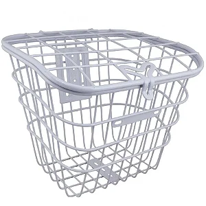 CESTA 26 OVAL GDE. BRANCO C TAMPA ACO C/SUP. /HASTE