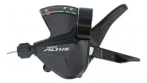 ALAVANCA CAMBIO ALTUS SL-M2010 COM VISOR 3V ESQ SHIMANO