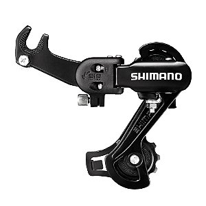 CAMBIO TRASEIRO TOURNEY RD-TZ31-A GS 6/7V COM GANCHEIRA ARDTZ31AGSB SHIMANO