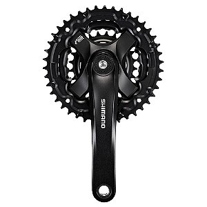 PEDIVELA SHIMANO TOURNEY FC-TY501 42/34/24D 170MM QUADRADA 6/7/8V SEM MOVIMENTO