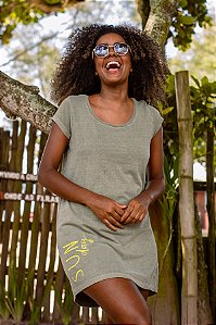 Vestido Estonado Militar