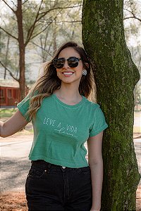 Cropped Estonada Verde