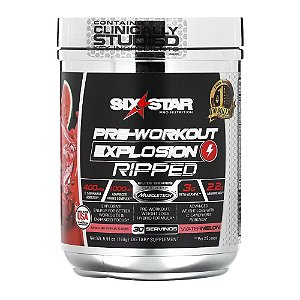 PRE-WORKOUT EXPLOSION RIPPED (137G) SIX STAR