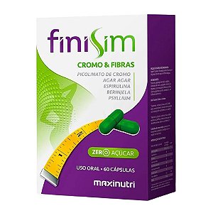 FINISIM CROMO E FIBRAS (60 CAPS) MAXINUTRI