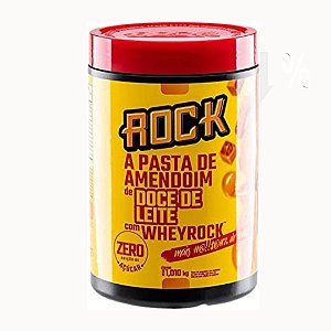 PASTA DE AMENDOIM ROCK SABOR DOCE DE LEITE 1KG