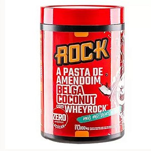 PASTA DE AMENDOIM ROCK SABOR COCONUT 1 KG