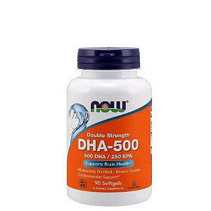 OMEGA 3 DHA-500  90 SOFTGELS - NOW FOODS