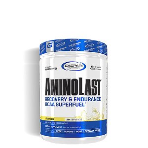 Gaspari Nutrition Aminolast BCAA Aminoácidos 420 gr Lemon Ice Limão