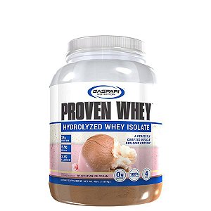 Gaspari Nutrition PROVEN WHEY 4LBS/1810G  NEAPOLITAN ICE CREAM
