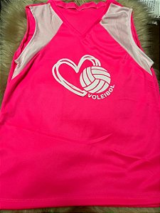 REGATA MACHÃO PINK CORAÇÃO GG