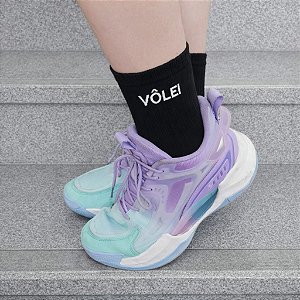 MEIA PRETA CANO MÉDIO VÔLEI