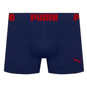 Cueca Boxer Puma Sem Costura - Azul Marinho M