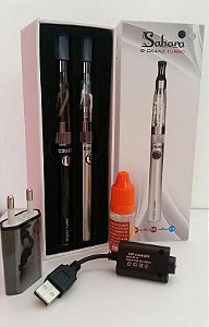 KIT CIGARRO ELETRÔNICO DUPLO E-BUZZ SAHARA E-CE4X2 TURBO