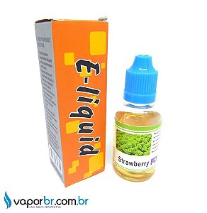 E-LIQUID E-HEALTH  CIGARRO ELETRONICO COM NICOTINA 18MG SABOR STRAWBERRY 30ML