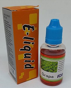 E-LIQUID E-HEALTH  CIGARRO ELETRONICO COM NICOTINA 18MG SABOR DRAPE (UVA) 30ML
