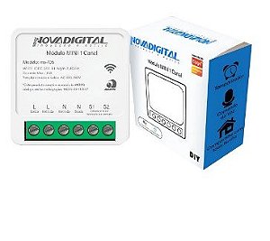 MINI INTERRUPTOR WIFI INTELIGENTE NOVADIGITAL