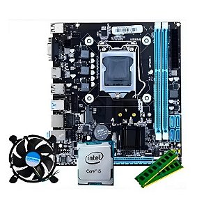 Kit Intel Core i5 4570 Placa H81 com 16GB DDR3