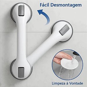 Barra de Apoio Banheiro Ventosa Reforçada