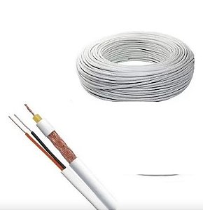 Cabo Coaxial CFTV Connect Cable 4mm Slim 100m