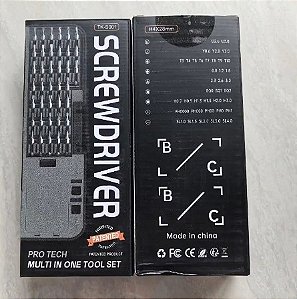 Parafusadeira Elétrica Recarregável 46 em 1