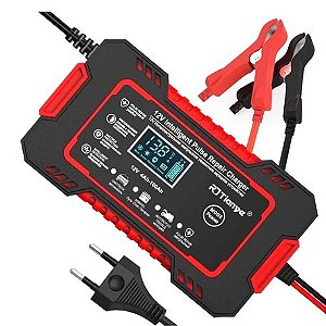 Carregador Bateria 12V Inteligente Digital 4Ah-100Ah