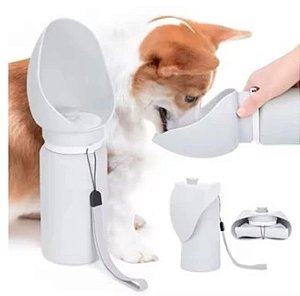 Garrafa Dobrável para Pets 550ml Silicone