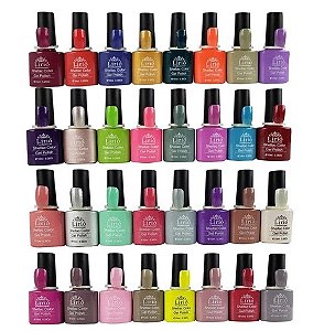 Kit 10 Esmaltes em Gel 7,5ml D&Z Bella Rosa Lirio