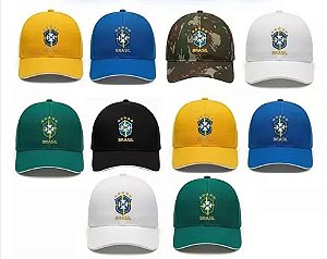 Bonés Brasil Copa do Mundo Várias Cores