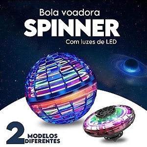 Mini Drone Spinner Bola Boomerang com Luz LED