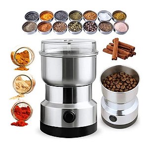 Moedor de Café Elétrico Multifuncional Inox 110v
