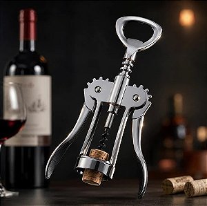Abridor de Vinho Saca Rolhas Borboleta Metal