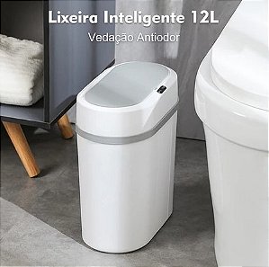 Lixeira Automática 12L com Sensor e Tampa