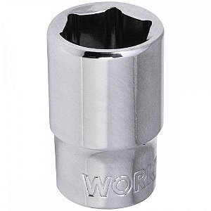 SOQUETE SEXTAVADO ENCAIXE 1/2" 19MM WORKER
