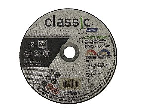 DISCO DE CORTE AÇO INOX FINO 180,0X1,6X22,23MM CLASSIC