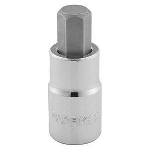 CHAVE SOQUETE 1/2" HEXAGONAL 12MM WORKER