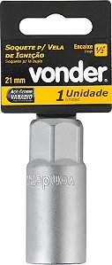 SOQUETE PARA VELA DE IGNICAO ENCAIXE 1/2 21MM VONDER