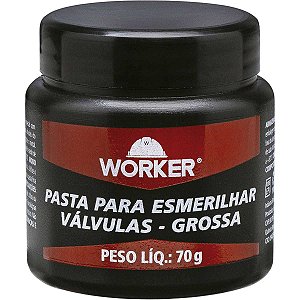 PASTA PARA ESMERILHAR VÁLVULAS - GROSSA 70G WORKER