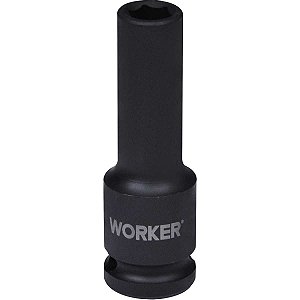 SOQUETE SEXTAVADO IMPACTO LONGO ENCAIXE 1/2" 11MM - WORKER