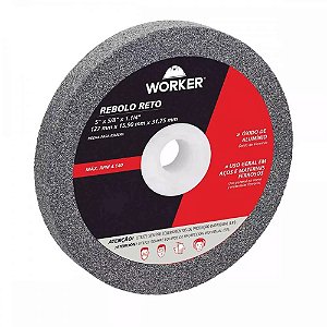 REBOLO USO GERAL 5"X5/8"X1.1/4"GROSSO - WORKER