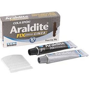 ARALDITE PASTOSO CINZA 20G10MIN TEK BOND