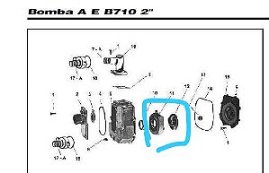 ROTOR PARA MOTOBOMBA BRANCO B710 2 POL