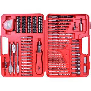 JOGO DE BROCA BITS 110 PEÇAS WORKER