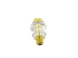 MINI LUBRIFICADOR ENTRADA E SAÍDA 1/4" NPT 5ML LOYAL